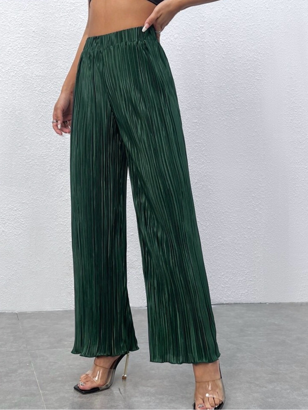 Plisse Pants